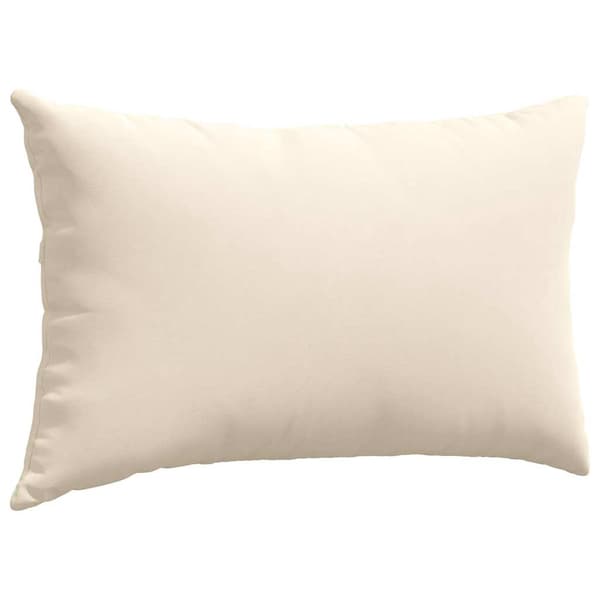 vidaXL Soffkuddar 2 st Beige 50 x 30 cm tyg