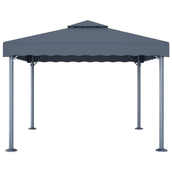 vidaXL Markis Vit 3 x 2,5 m Metall
