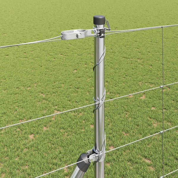 vidaXL Gjerdepåle Galvanisert 25 x 1,6 m Stål