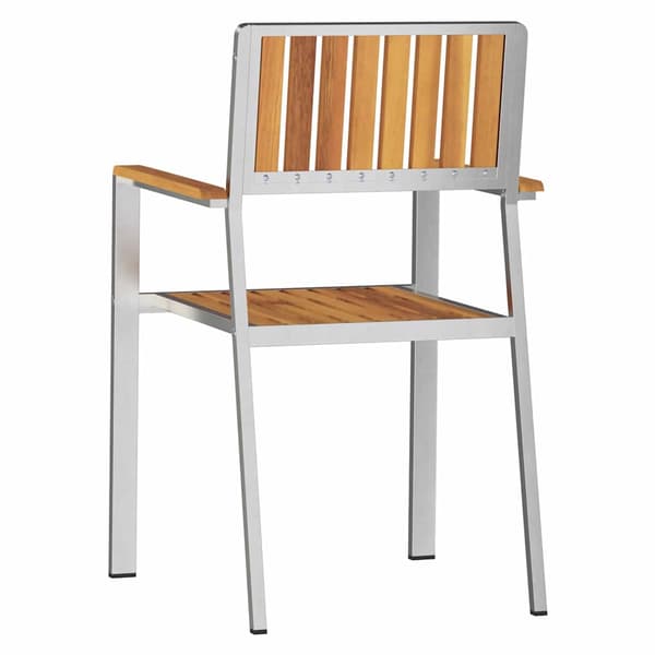 vidaXL Hage Stol 2 pcs Brun 56 x 54,5 x 87 cm Solid akasietre