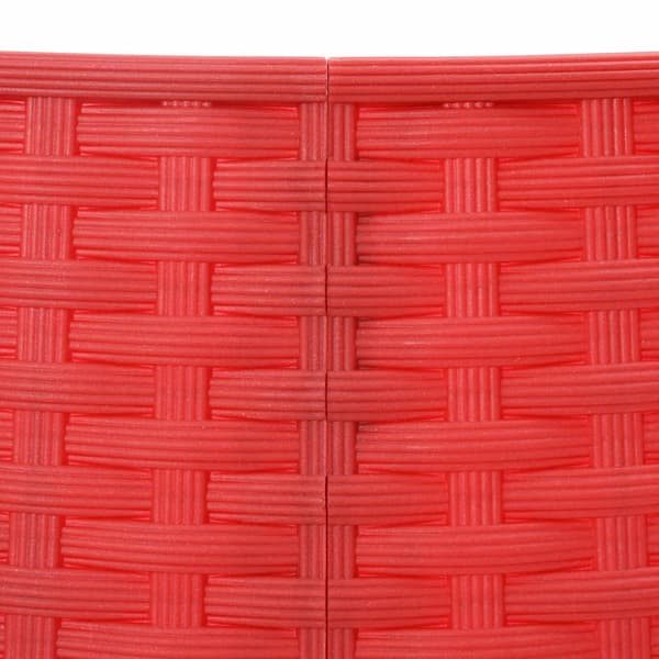 vidaXL Julekjole Rød Ø 65 x 24 cm Plast