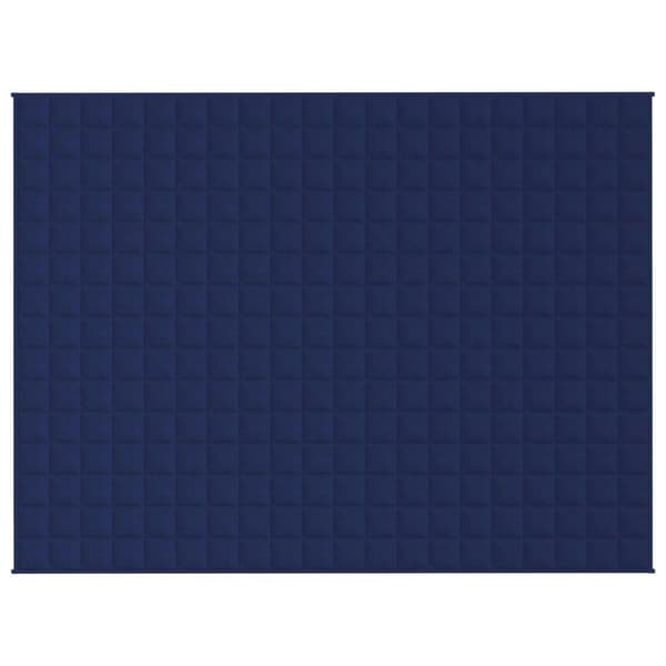 vidaXL Vektdyne blå 150x200 cm 11 kg stoff