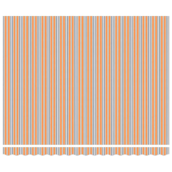 vidaXL Markisram Blå och Orange 400 × 300 cm
