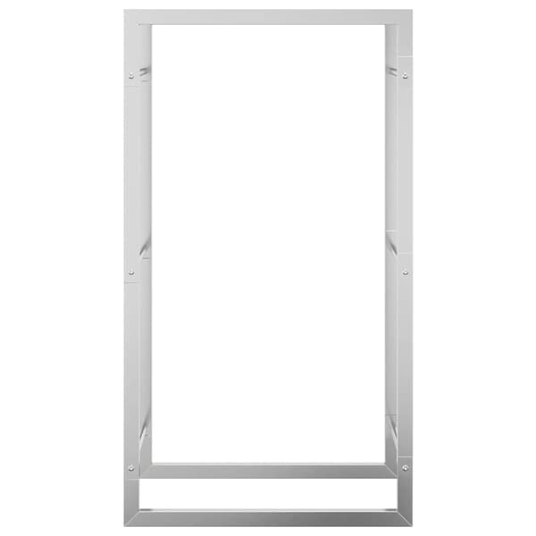vidaXL Vedstativ 50x28x94 cm rustfritt stål
