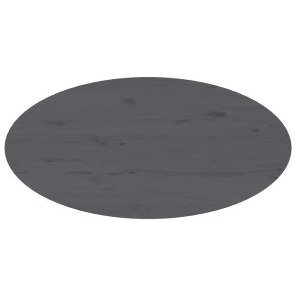 vidaXL Soffbord grå 80x40x35 cm massiv furu
