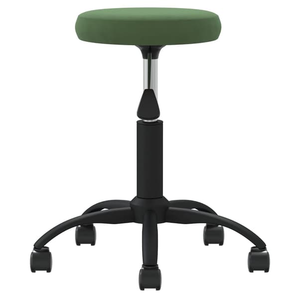vidaXL Matstol mörkgrön sammet