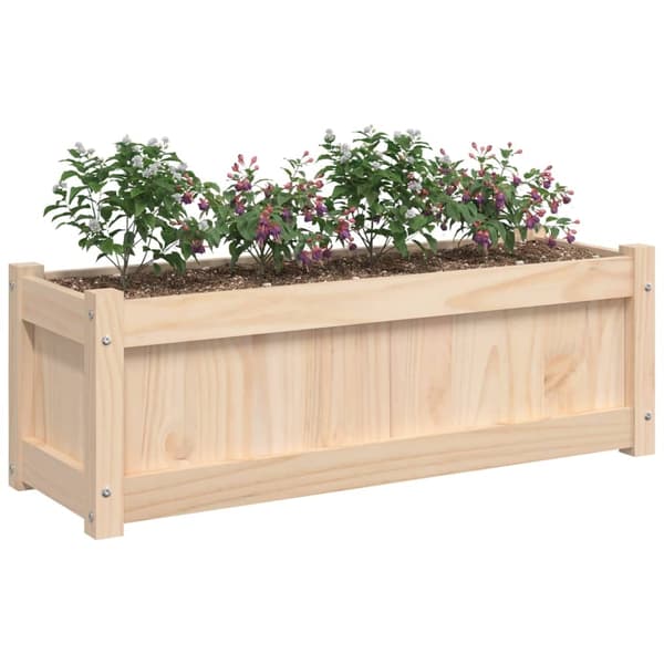 vidaXL Plantekasser 2 stk heltre furu