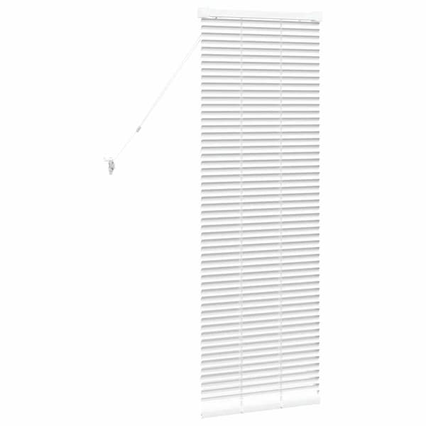 vidaXL Persienner Vit 130 x 40 cm Aluminium