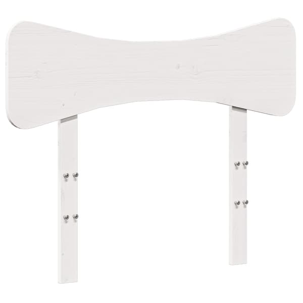 vidaXL Hodegavl hvit 100 cm heltre furu