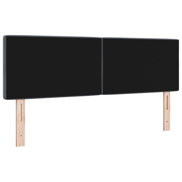 vidaXL Huvudgavel Mörkgrå 160 cm Sammet