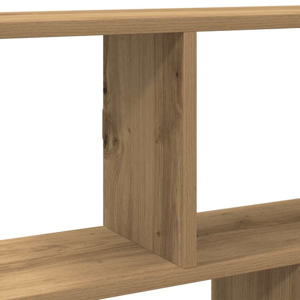vidaXL Kubeformet vegghylle 12 rom artisan eik konstruert tre