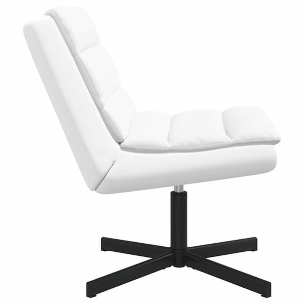 vidaXL Skrivstol Vit 63 x 75 x 76 cm PU