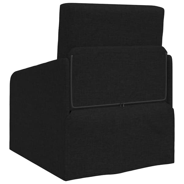 vidaXL Soffsäng 60cm Svart tyg