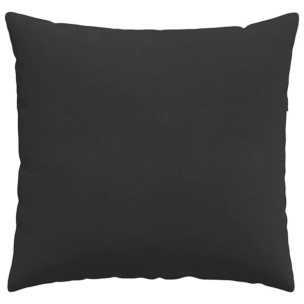 vidaXL Soffkuddar 2 st Svart 45 x 45 cm tyg