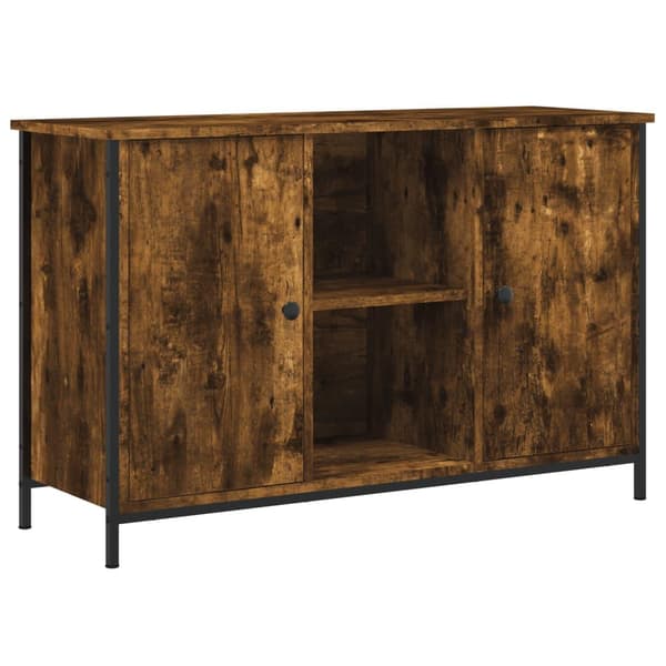 vidaXL TV-benk sonoma eik 100x35x65 cm konstruert tre