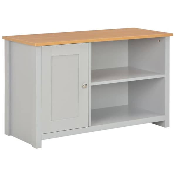 vidaXL TV-benk grå 95x39x58 cm