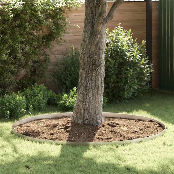 vidaXL Gjerdekant 4 pcs sølv 450 x 0.05 x 15 cm Rustfritt Stål