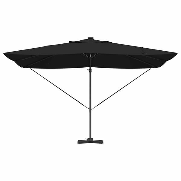 vidaXL Parasoll Svart 352 x 251 x 265 cm Polyester og aluminium