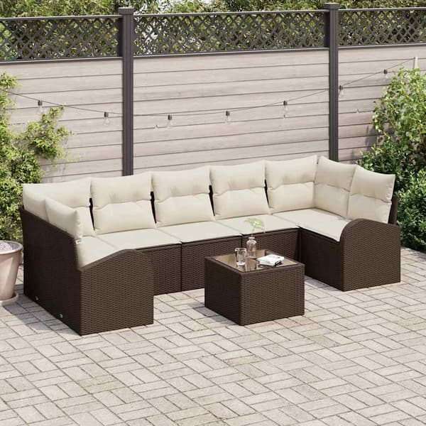 vidaXL Trädgårdsoffset Brun 55 x 55 x 37 cm konstrotting