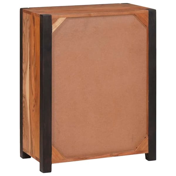 vidaXL Serviesskap med skuff Brun 55 x 30 x 75 cm Solid akasietre