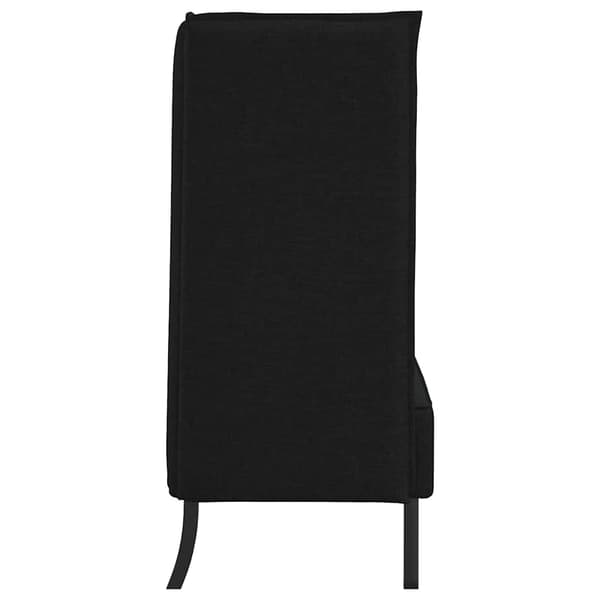 vidaXL Hög Ryggsoffa 101cm Svart tyg