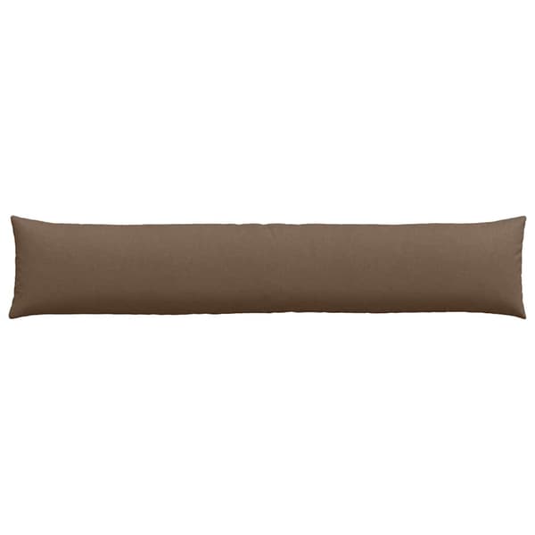 vidaXL Soffkuddar 2 st Brun 200 x 40 cm tyg