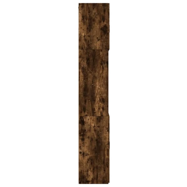 vidaXL Highboard røkt eik 80x42,5x249 cm konstruert tre