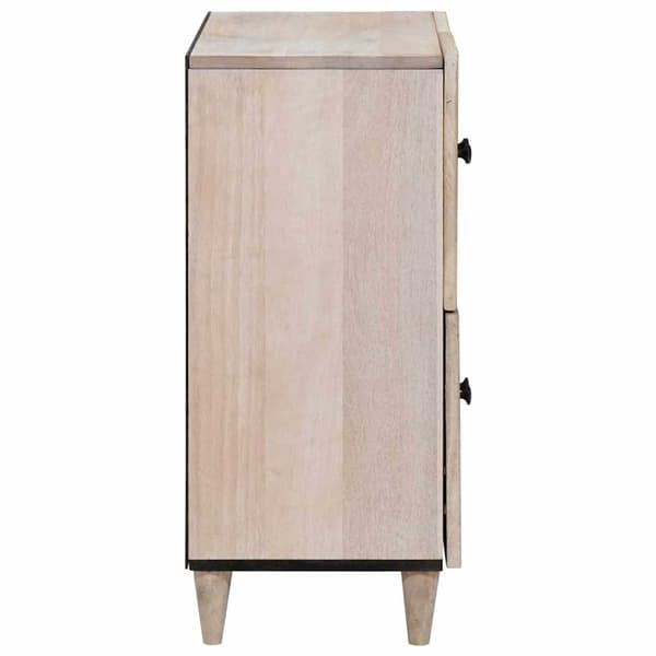 vidaXL Skänk vit 33,5 x 60 x 75 cm