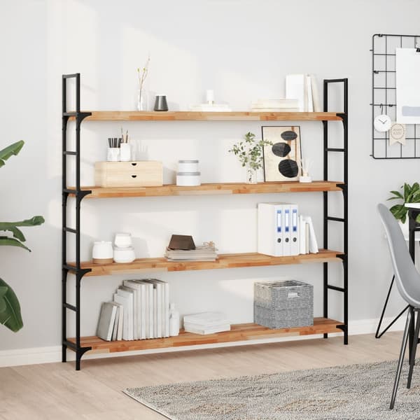 vidaXL Bordplate 120x20x4 cm rektangulær heltre akasie