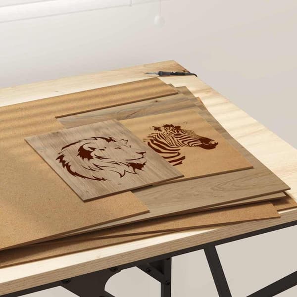 vidaXL Dekorpaneler 12 pcs Artisan Eik 40 x 60 x 0.27 cm