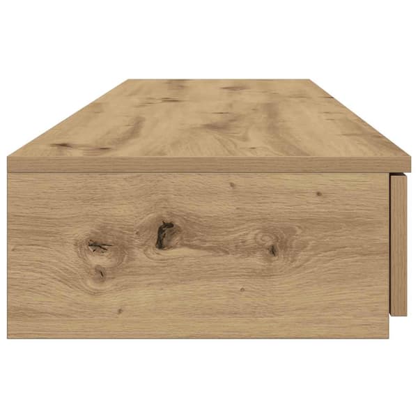 vidaXL Sengeskuffer Artisan Eik 150 x 36,5 x 16,5 cm Konstruert tre