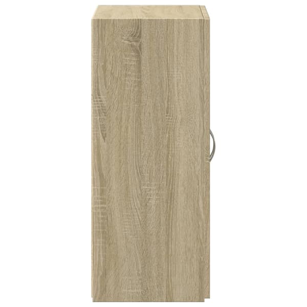 vidaXL Dokumentskåp sonoma-ek 60x32x77,5 cm konstruerat trä