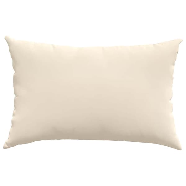 vidaXL Soffkuddar 2 st Beige 60 x 40 cm tyg