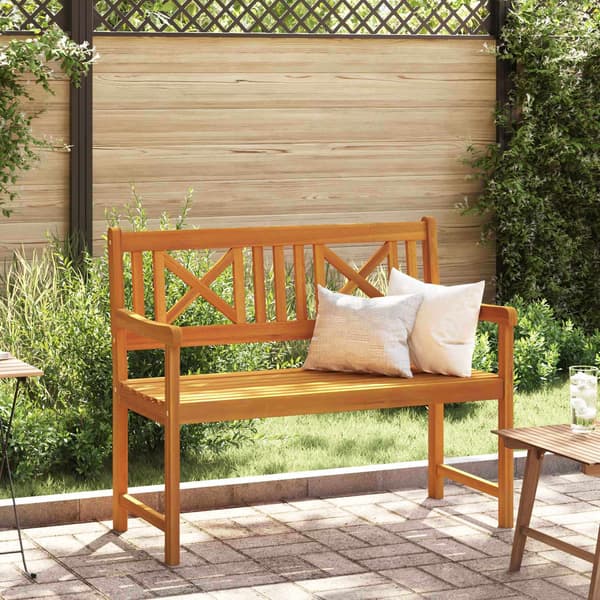 vidaXL Hagebenk Brun 110 x 56 x 90 cm Solid akasietre