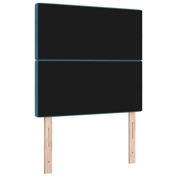 vidaXL Huvudgavel Mörkblå 90 cm Sammet