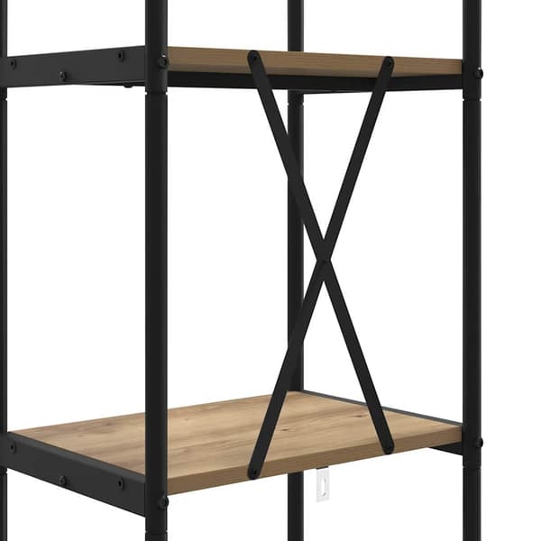 vidaXL Bokhylle Artisan Eik 40 x 30 x 146 cm Konstruert tre