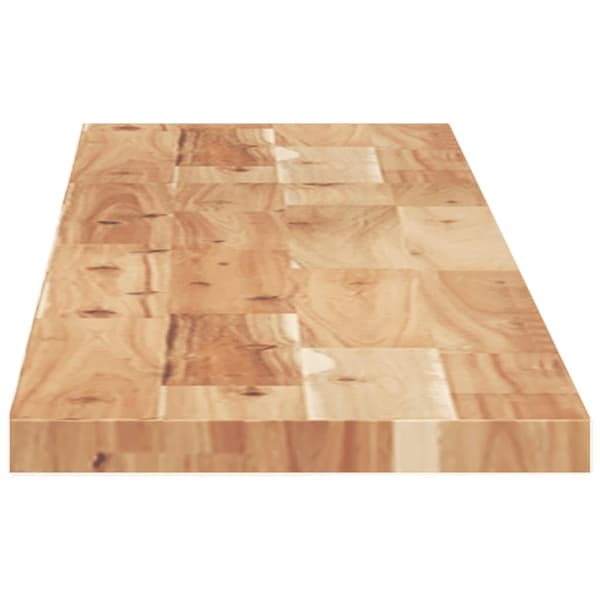 vidaXL Bordplate rektangulær 140x20x2 cm heltre akasie