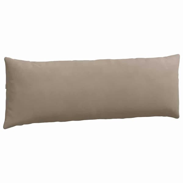 vidaXL Soffkuddar 2 st Gråbrun 120 x 40 cm tyg