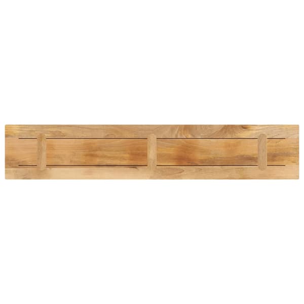 vidaXL Bordplate 180x30x2,5 cm rektangulær grovt heltre mango