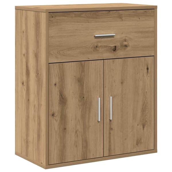 vidaXL Serviesskap Artisan Eik 60 x 31 x 70 cm Konstruert tre