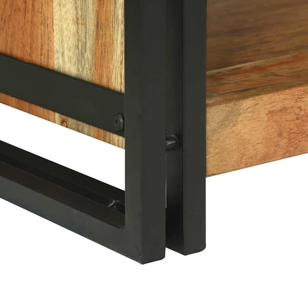 vidaXL Kaffebord Brun 120 x 50 x 38 cm Solid akasietre