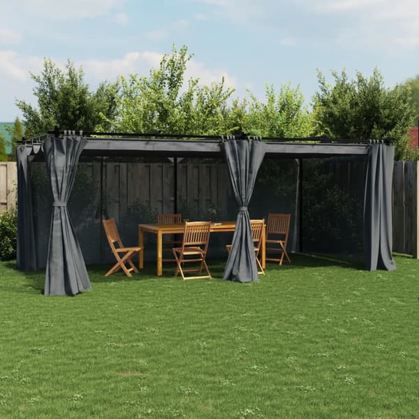 vidaXL Markis Vit 3 x 2,5 m Metall