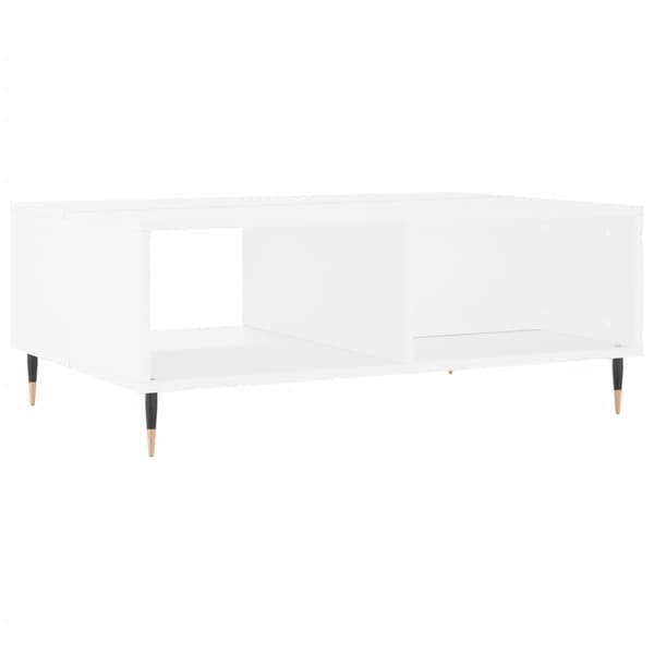 vidaXL Soffbord vit 90x60x35 cm konstruerat trä