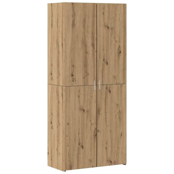 vidaXL Förvaringsskåp 3 pcs Artisan Ek