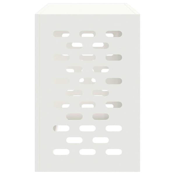 vidaXL Luftkonditioneringsskydd Vit 90 x 40 x 60 cm Stål