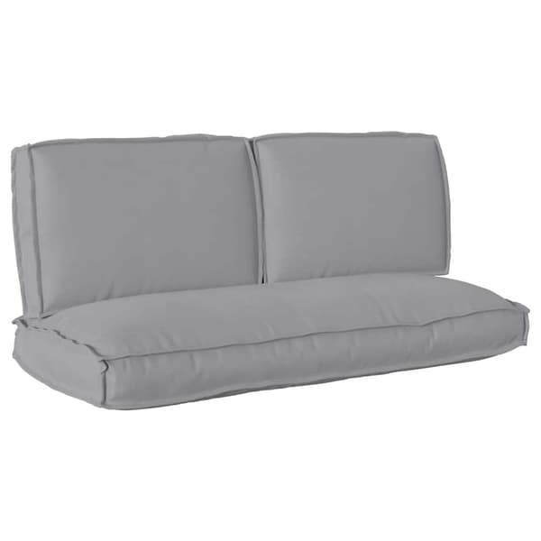 vidaXL Kuddsats 3 pcs Grå Oxford Tyg