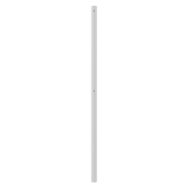 vidaXL Sengegavl metall hvit 193 cm