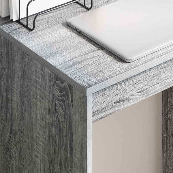 vidaXL Skrivebord Grå Sonoma 60 x 40 x 76 cm