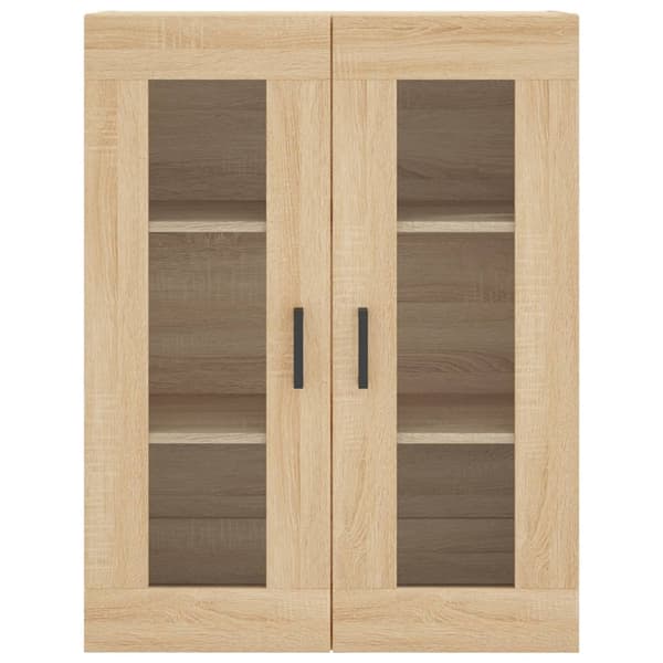 vidaXL Highboard sonoma eik 69,5x34x180 cm konstruert tre