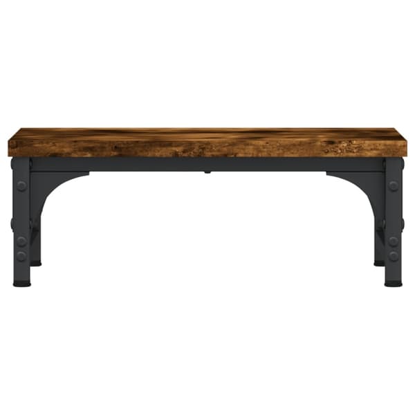 vidaXL Skjermstativ røkt eik 37x23x14 cm konstruert tre